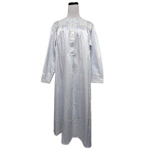 DEADSTOCK 90s - 00s Oscar de la Renta light blue nightgown . large